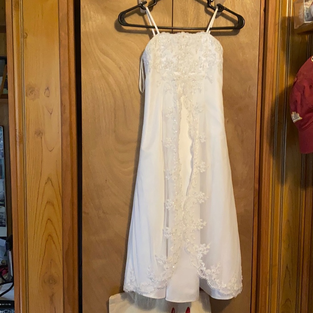 David’s Bridal flower girl dress